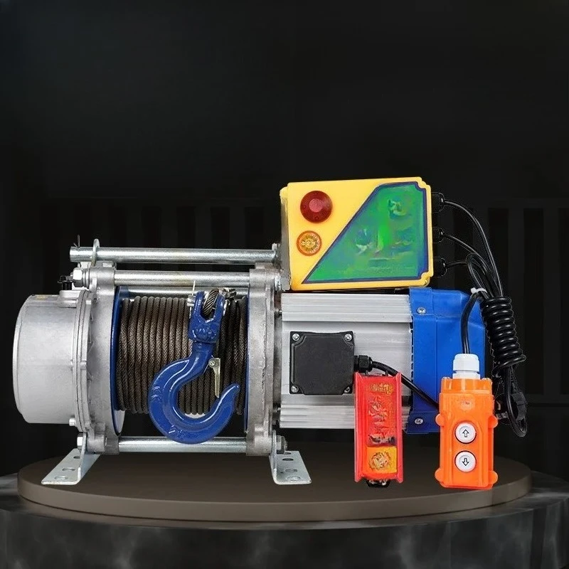 Wireless Remote Control Crane Winch Pull Cable Pay-off Machine Electric