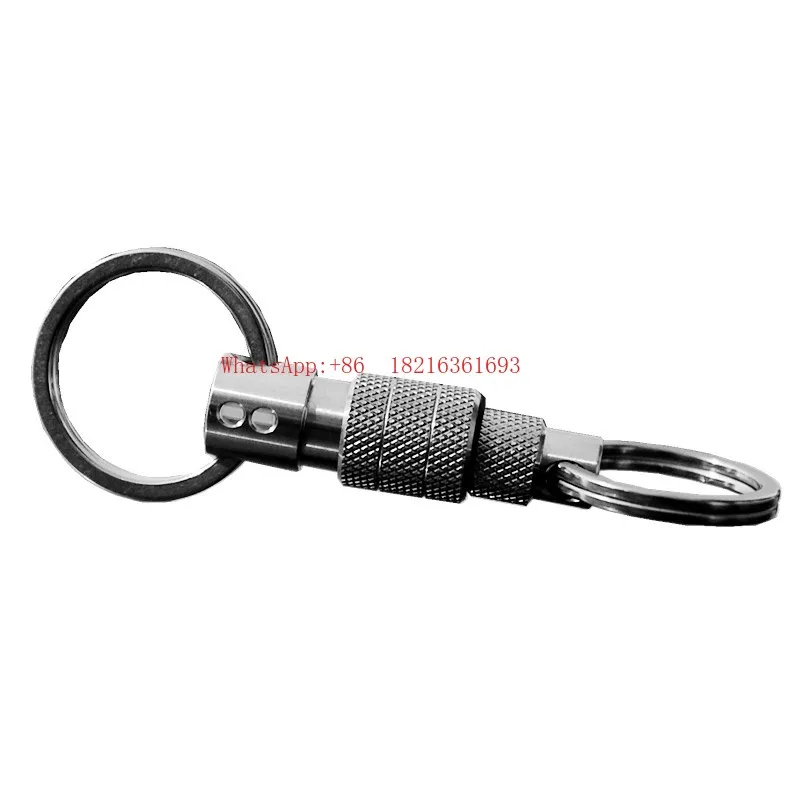 Quick Keychain Titanium Alloy Backpack Buckle Titanium Simple Creative Waist Buckle