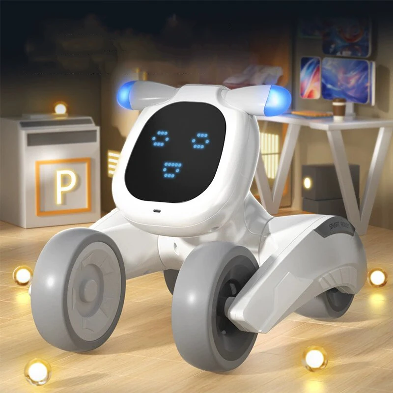 

Intelligent RC Robot Dog Smart Electronic Stunt Pets Voice Command Dancing Music Touch-sense Interactive Talking RC Robot Toys