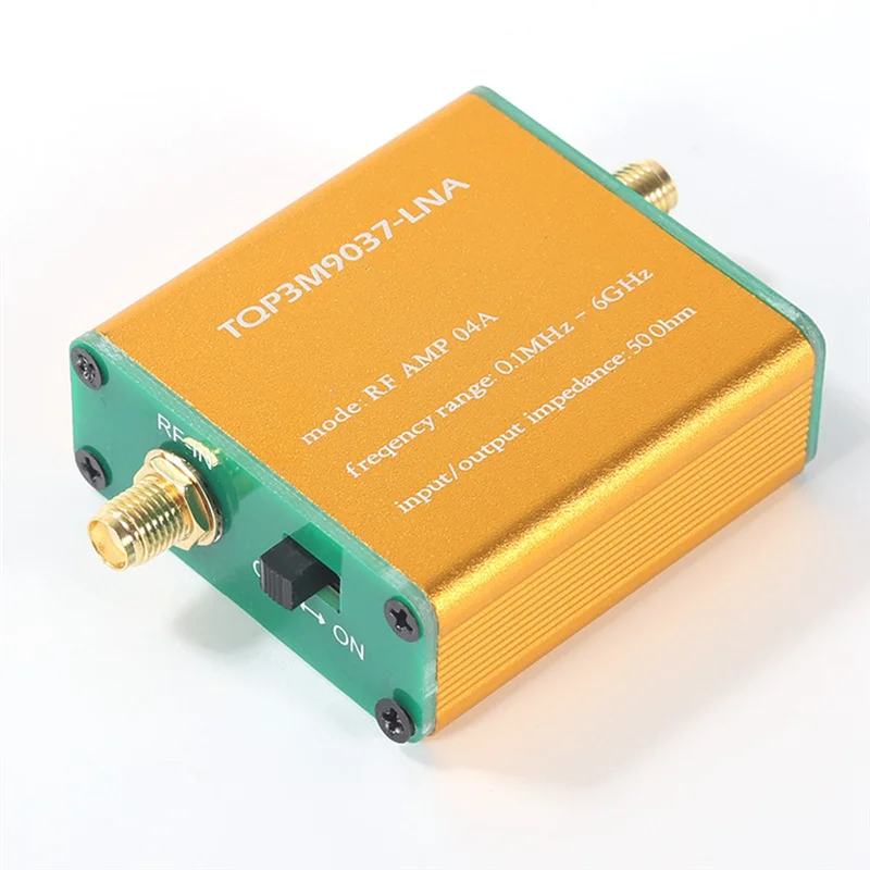 مضخم صوت ممتاز ومنخفض الضوضاء 100K-6Ghz كامل النطاق 20DB LNA RF مضخم الطاقة برامج احترافية راديو محدد