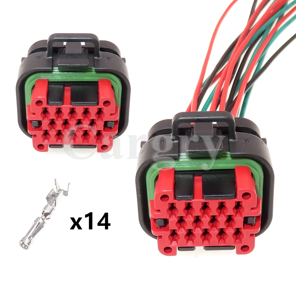 1 Set 14P 770520-1 776273-1 Automobile Waterproof Socket Car Modification Connector Parts Auto Starter Wire Harness ECU Plug