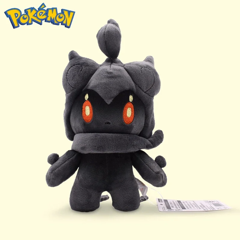 Pokemon Marshadow Plush Doll Anime Black Ghost Pillow Children's Sleep Comfort Toy Sofa Decoration Ornaments Christmas Gift