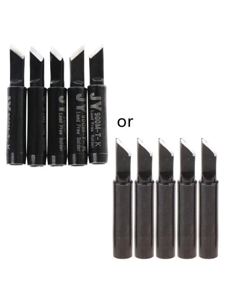 

Y1UD 5Pcs 900M-T-K Soldering Iron Soldering Iron Head Inside Hot Bare Electric Solder