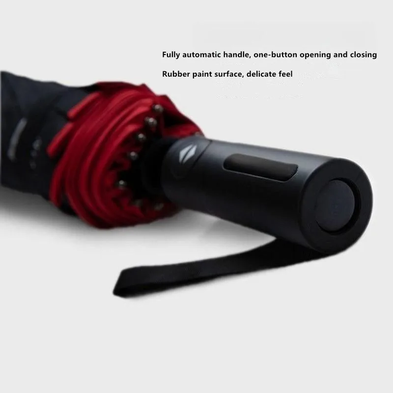 Suitable for Mercedes-Benz AMG Umbrella 10 Bone Fully Automatic Short Handle Sun Protection Business Advertising Umbrella