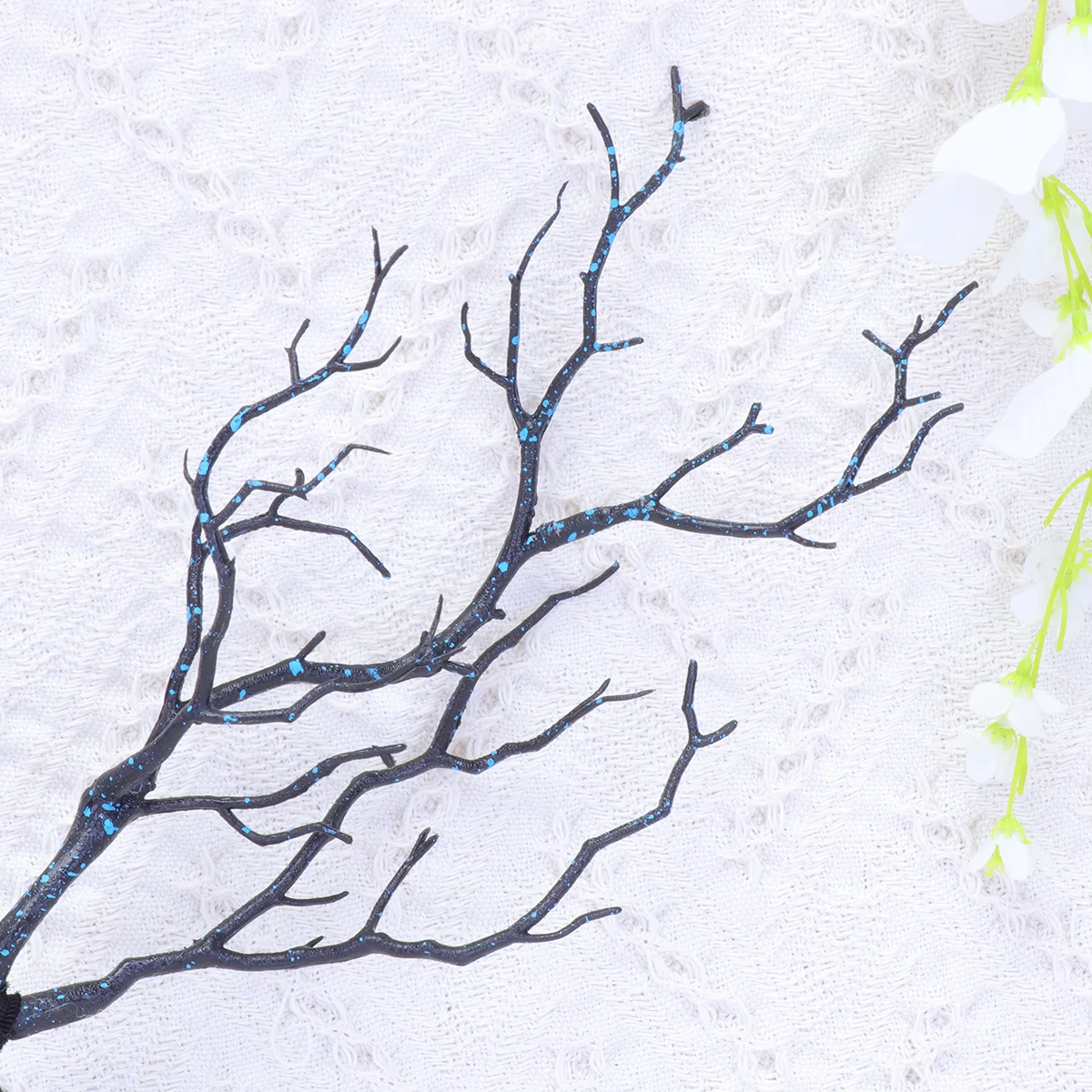 

Blue Classic Antler Design Durable Party Decoration Photo Props For Carnival Halloween Masquerade Costume Events Hair