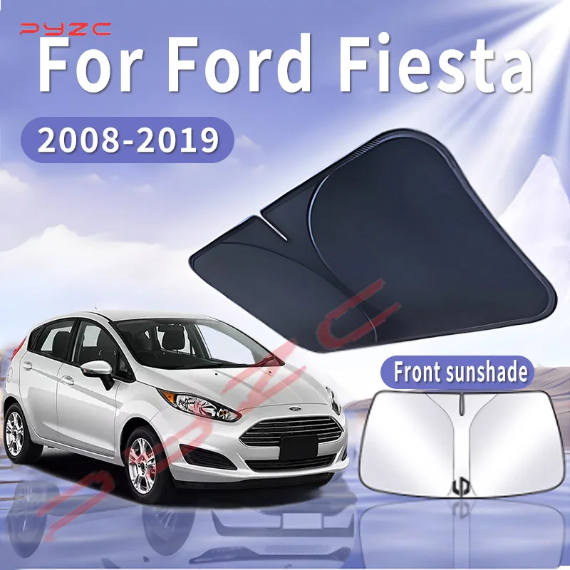 

Foldable Car Sun Visor For Ford Fiesta 2008~2019 2010 Front Windshield Sunshade Heat Insulation Summer Cooling Auto Accessories