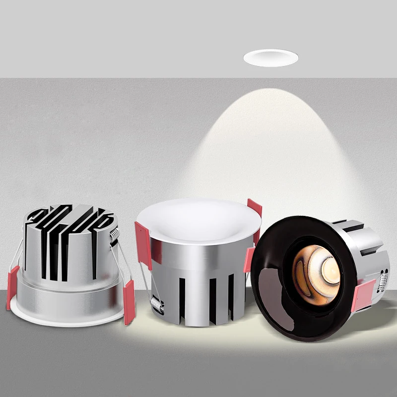 

High Quality LED Spotlight DALI Dimmable Tuya Zigbee Anti-glare Spot Light 10W 12W 15W 18W Recessed Smart Home LED Ceiling Lamp