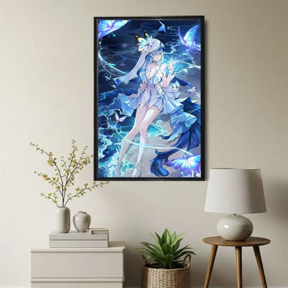 Lucilla Shorekeeper Wuthering Waves Poster Prints Wall Art Picture Painting Gift Living Room Restaurant Bar Large Dec Sticker