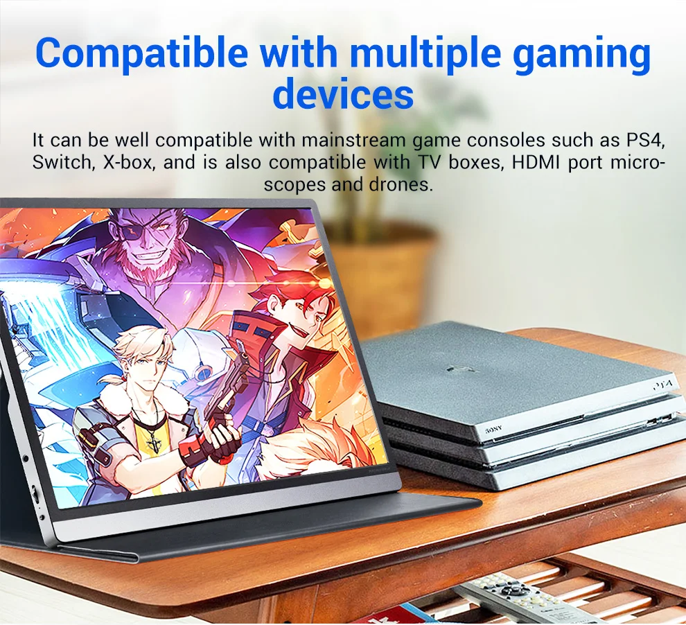 ラップトップ用ポータブルモニター,ps5,xbox one,raspberry pi,ips,100