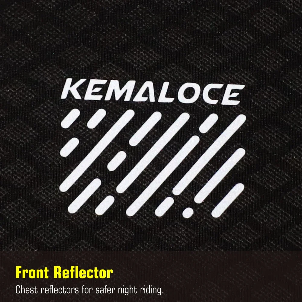 KEMALOCE Cycling Base Многослойные мужские рубашки с короткими рукавами в бело-черно-серую сетку с длинными рукавами Cool MTB Sports&Run Inner Wears Undershirt
