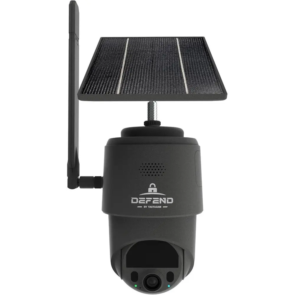 

4K Cellular Security Cam: 1080p Video, Rechargeable, 360° Pan/Zoom, LTE, Motion Alerts, Weatherproof