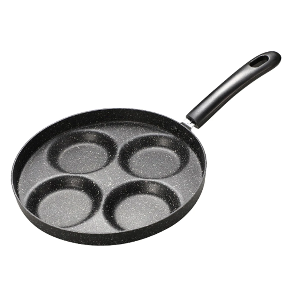 

4 Cup Mini Nonstick Frying Pan Omelette Pancake Cooker Heat Resistant Bakelite Handle Kitchen Egg Griddle Pan 4 Cup Egg Cooker