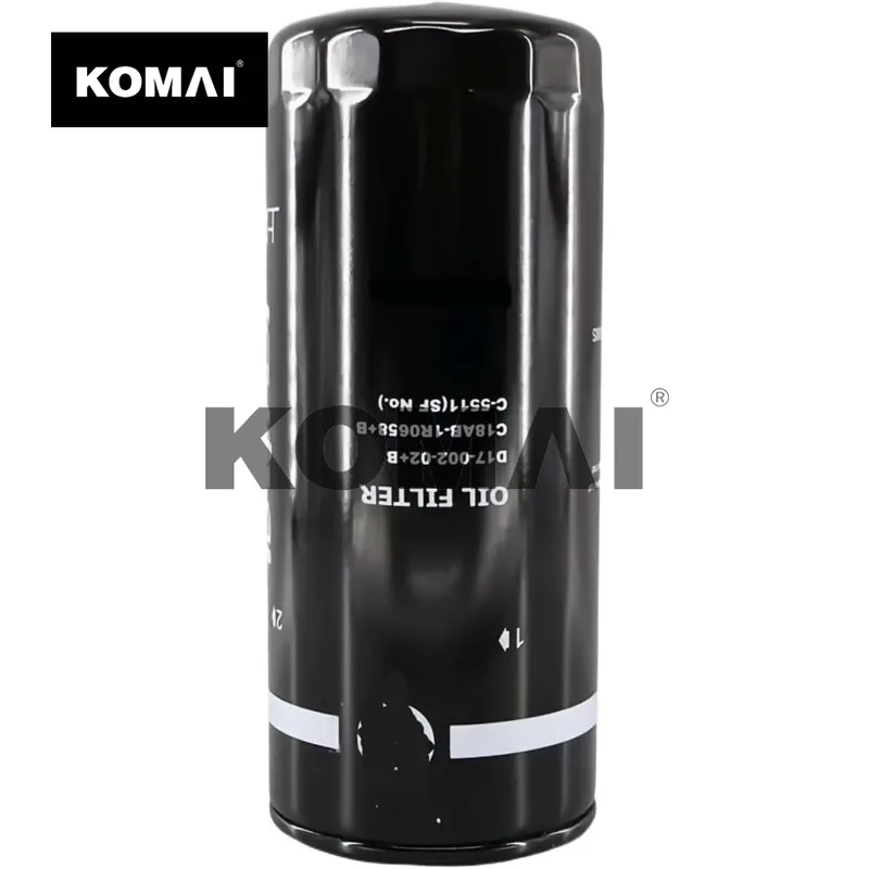 

KOMAI Loader D9 D6114 engine JX1023 oil filter D17-002-02+b/C18AB-1R0658/860109878
