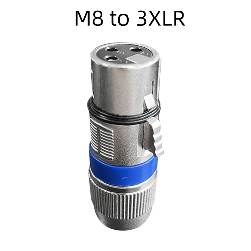 Telescopische Lineaire Actuator End Quick Connector M6 M8 naar 3XLR Connector Adapter Zuignap Lineaire Motor Bijlagen Onderdelen