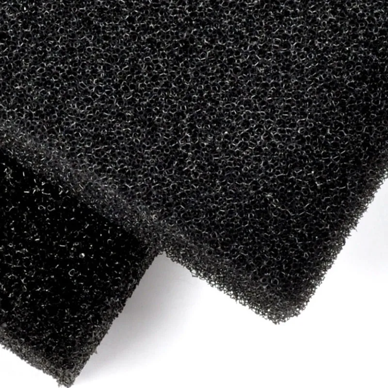 50cmx12cmx2cm Black Filtration Foam Aquarium Fish Tank Biochemical Filter Sponge Pad Skimmer Long Use Time Sponge Supply Tank