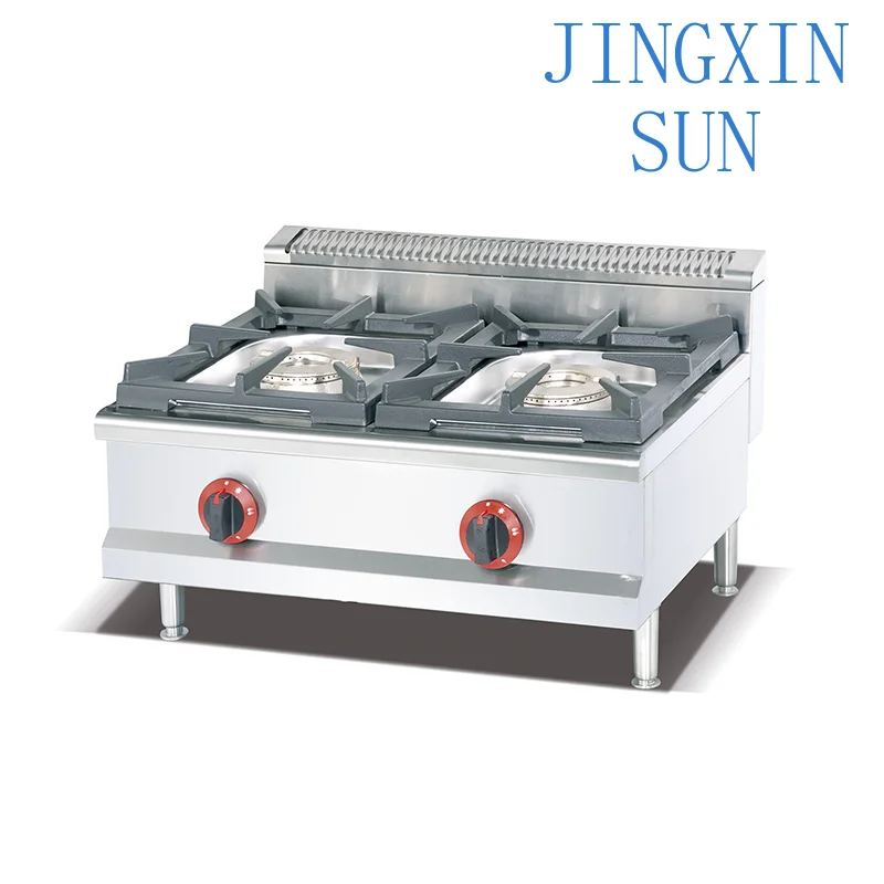 Commercial Gas Stove for Hotel Restaurant 2 Burner 3 Burner Table Top Cooking Stove Stainless Steel for Commercial Kitchen