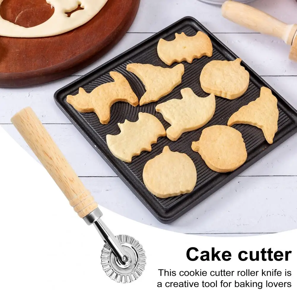 Multifunction Pasta Cutter, Roller Mold, One-Click Shaping, lâmina de aço inoxidável, punho ergonômico, Dough Pattern Cutter, Baking Tool