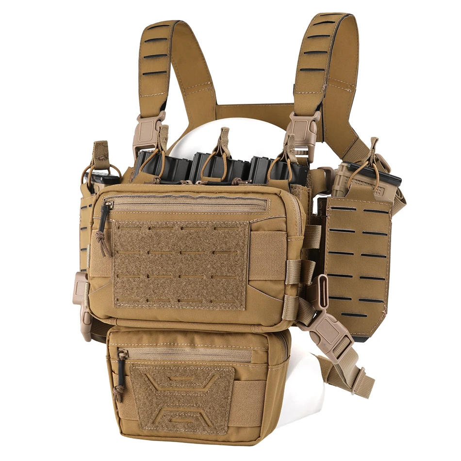 Military MK4 Tactical Multifunctional Expandable Chest Hanging Vest With Built-in Quick Pull Magazine CS Game Combat Equipment