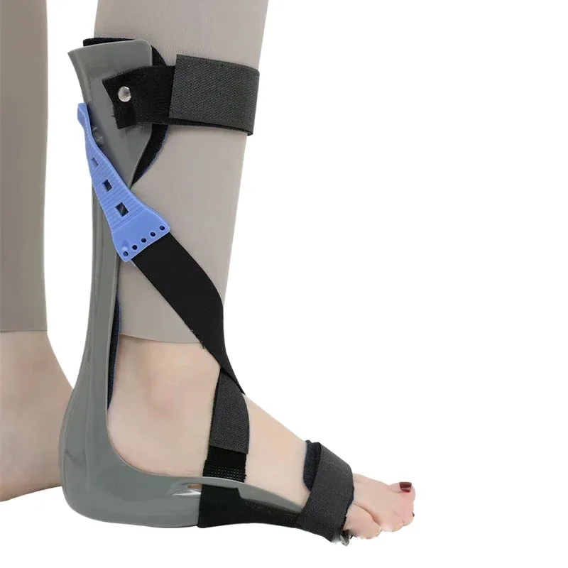 Adjustable Foot Drop Orthosis Brace Ankle Foot Orthosis for Stroke Hemiplegia Foot Varus/Valgus Correction Rehabilitation Suppor