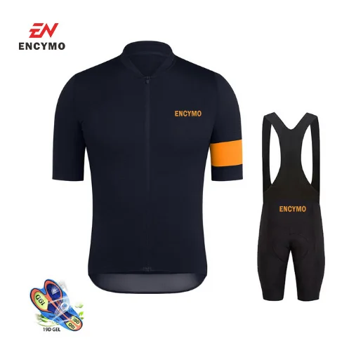 

Bike Riding Cycling Jersey Men's Summer Short Sleeves Breathable MTB Clothing Ropa Ciclismo Set ENCYMO