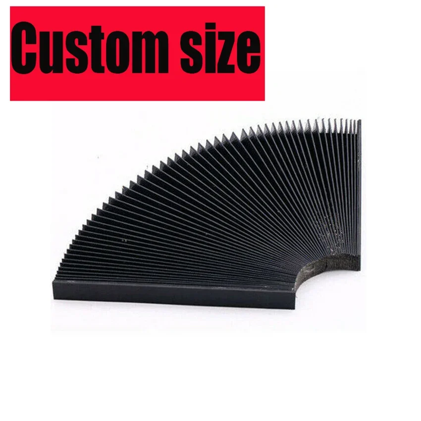 Custom Size Milling Flexible CNC Engraver Machine Protective Flat Accordion Bellows Cover Tool Lathe Accessories New