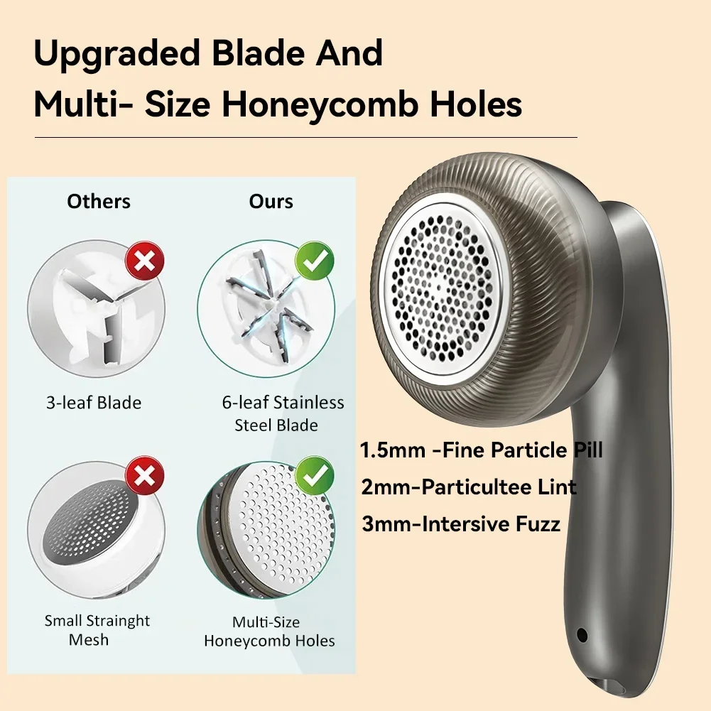 Display digital elétrico removedor de fiapos recarregável pelota tecido barbeador para roupas fluff bolas de cabelo removedor portátil t