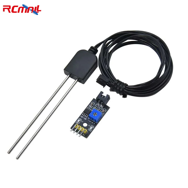 Soil Humidity Moisture Detection Module with Corrosion-resistant Probe DC3.3V-12V  for Arduino STM32 51 Microcontrollers