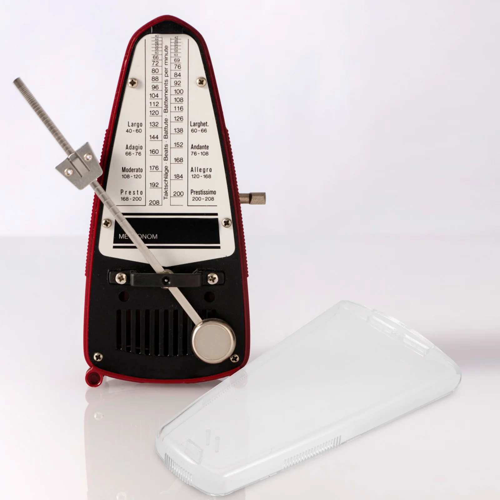 

Metronome Dust-proof Cover Accessories Instrument Accessory for Piano Plastic Transparent