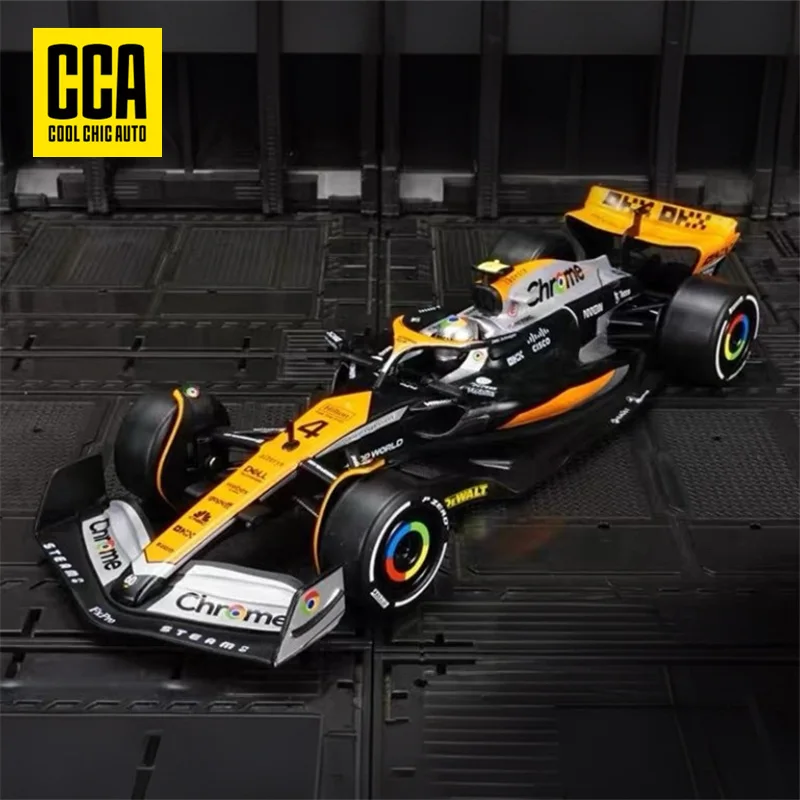 1:24 MCL60 2023 # 81 Oscar Piastri 4 #   Lando Norris P2 Britse GP Mclaren F1 Diecast Racing SuperCar Model Competitie Voertuig Speelgoed