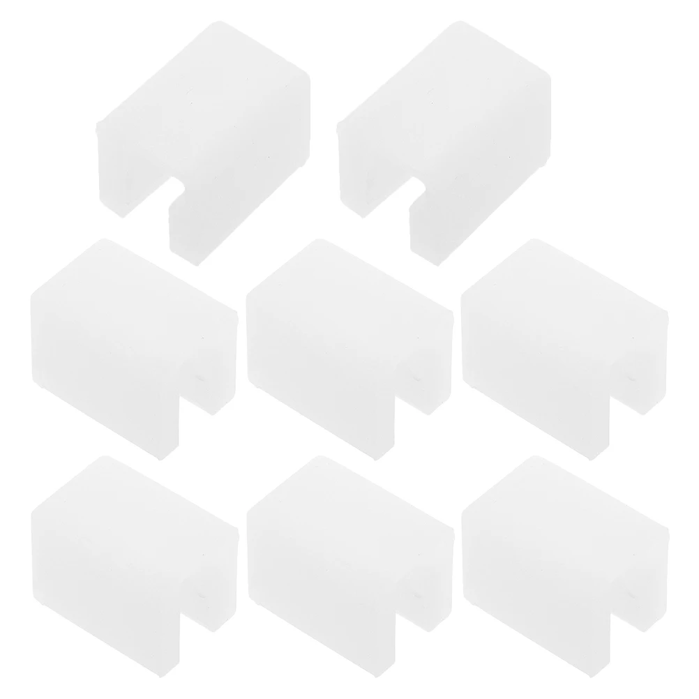 

8pcs Silicone Corner Protectors Clear F Shape Drawer Door Handles Baby Safety Edge Guards Soft Bumper For Furniture Child