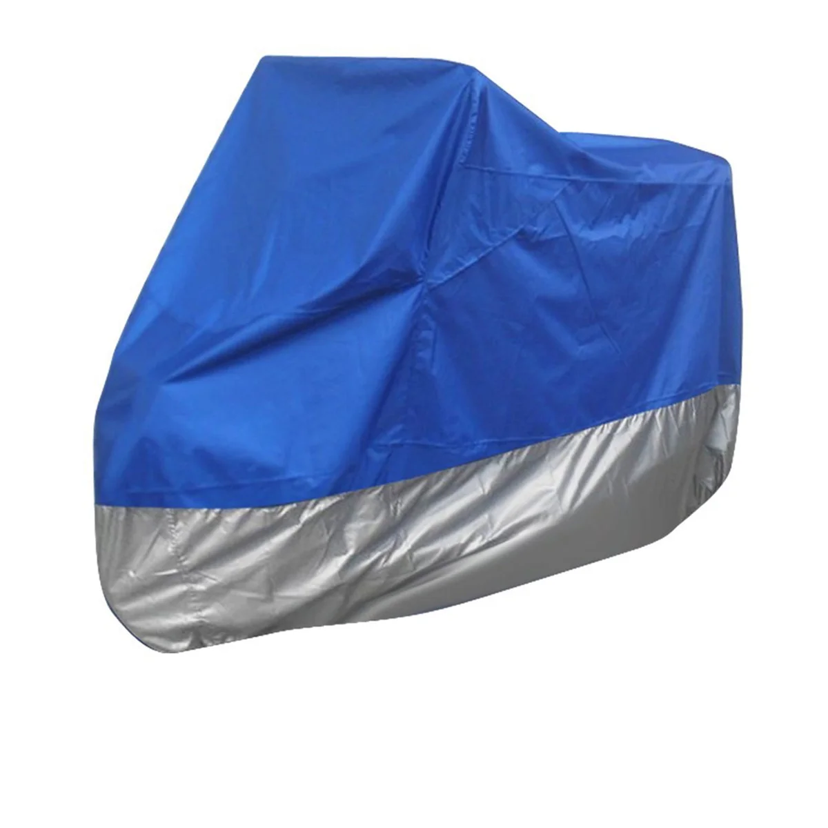 

Universal Motorcycle Cover Xl 245cm Blue Silver Waterproof Dustproof Sun Block Rain Protector for Motorbike Atv Scooter