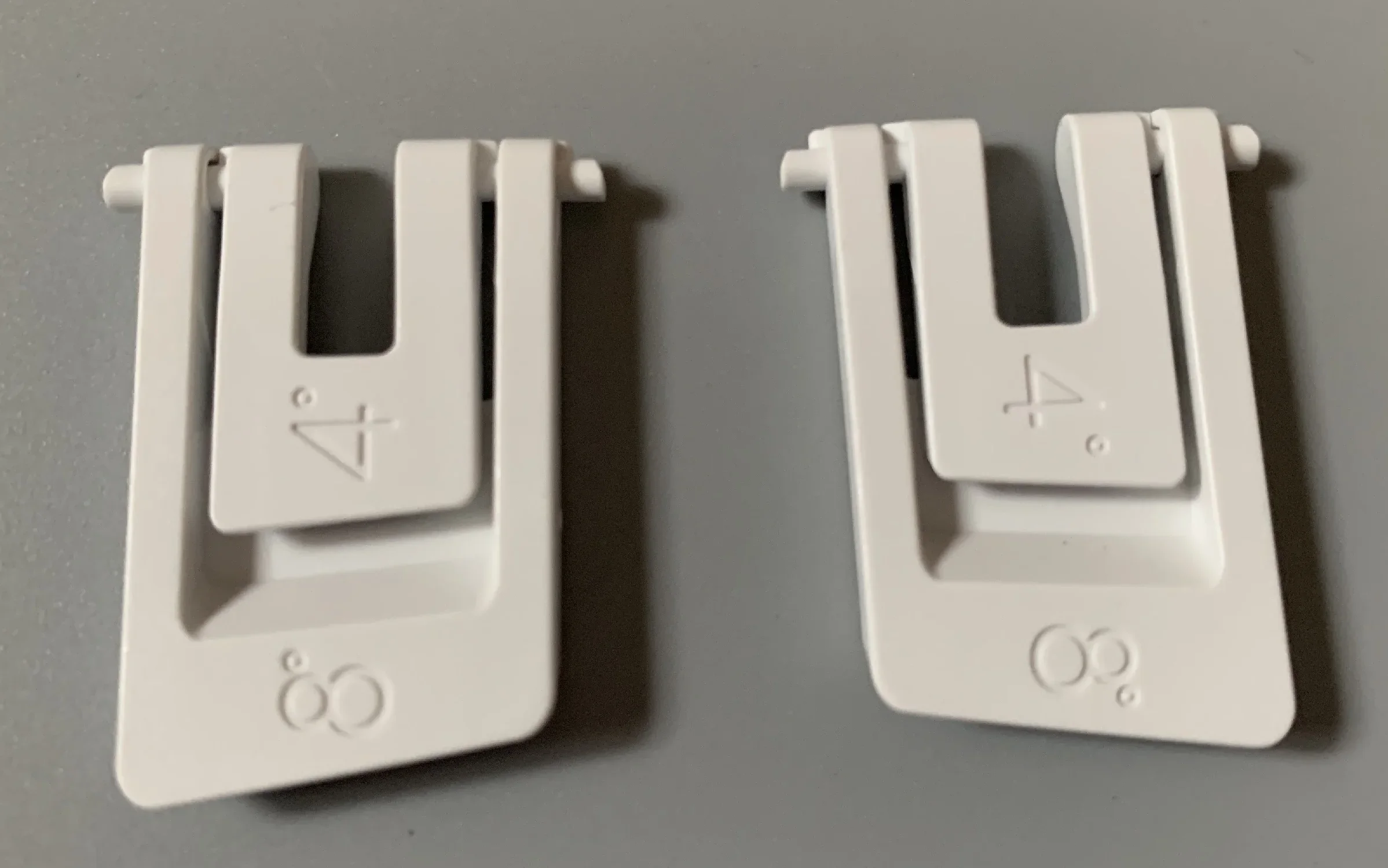 Soporte de teclado (2 unidades, 1 par) para teclado Logitech MK850, original