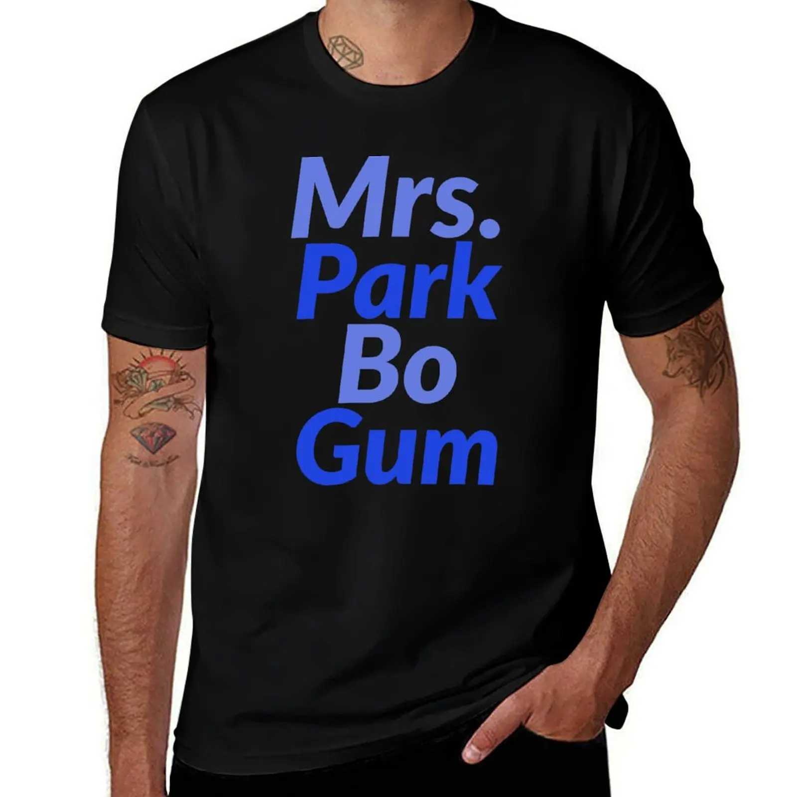 

mrs. park bo gum T-Shirt graphic shirts T-shirts man croswit shirt man shirts men graphic
