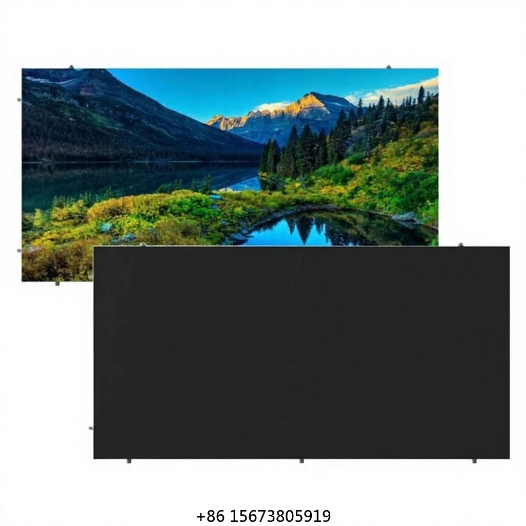 LED Custom Black Outdoor Indoor Screens Fixed 600*337.5*22.5 Fine Pixel Pitch Ad Screen P0.9 P1.2 P1.5 P1.8mm