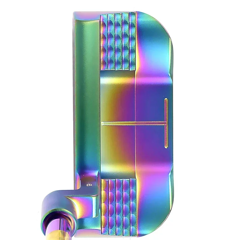 مضرب الجولف للرجال ذو اليد اليمنى، سطح مذهل، حديد ناعم، فضي ملون