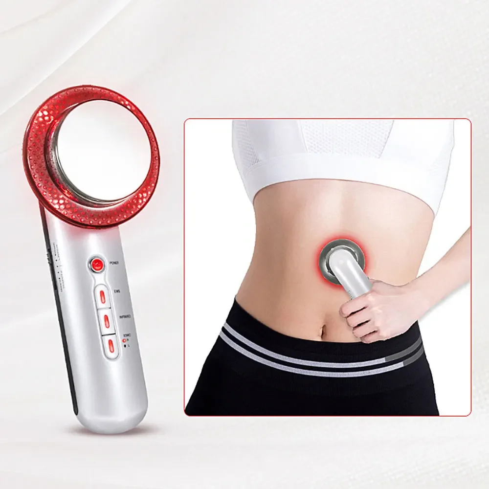 

1Pc Ultrasound Cavitation Device EMS Ultrasonic Body Slimming Massager Fat Burner Galvanic Infrared Therapy Tools Massage Tools