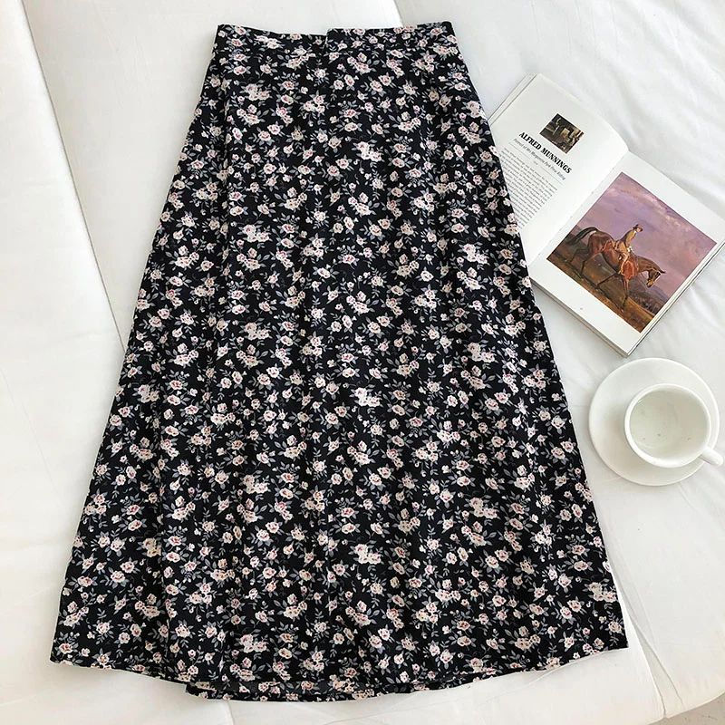 Vestido veraniego para mujer, versión coreana, colgante, estilo de moda, suave, Retro, fragmentado, ajustado, versátil, cintura alta