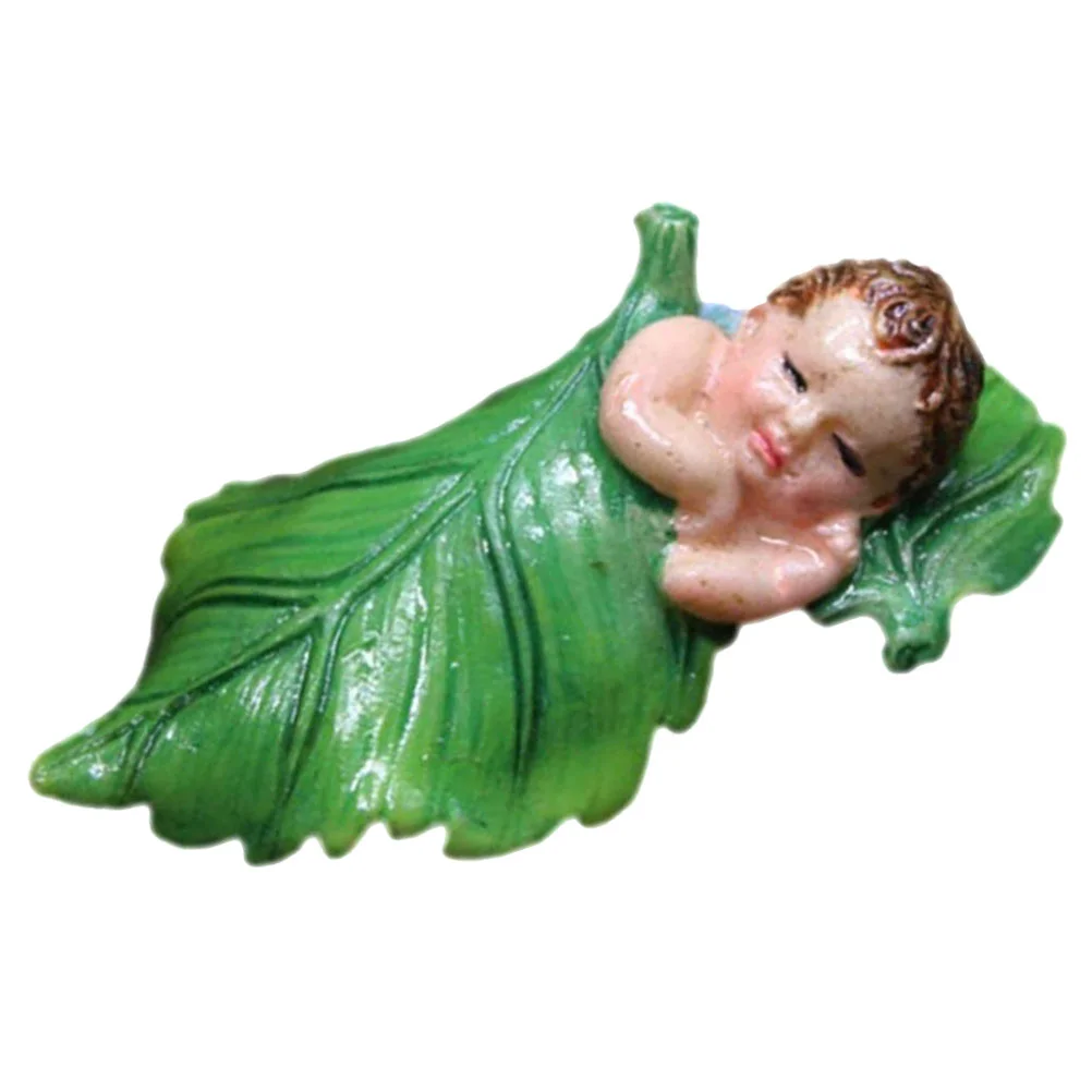 Fairy Statue Ornament Baby Figurine Figurines Accessories Miniature Decor Garden Model Yard for Tiny Craft Sculpture