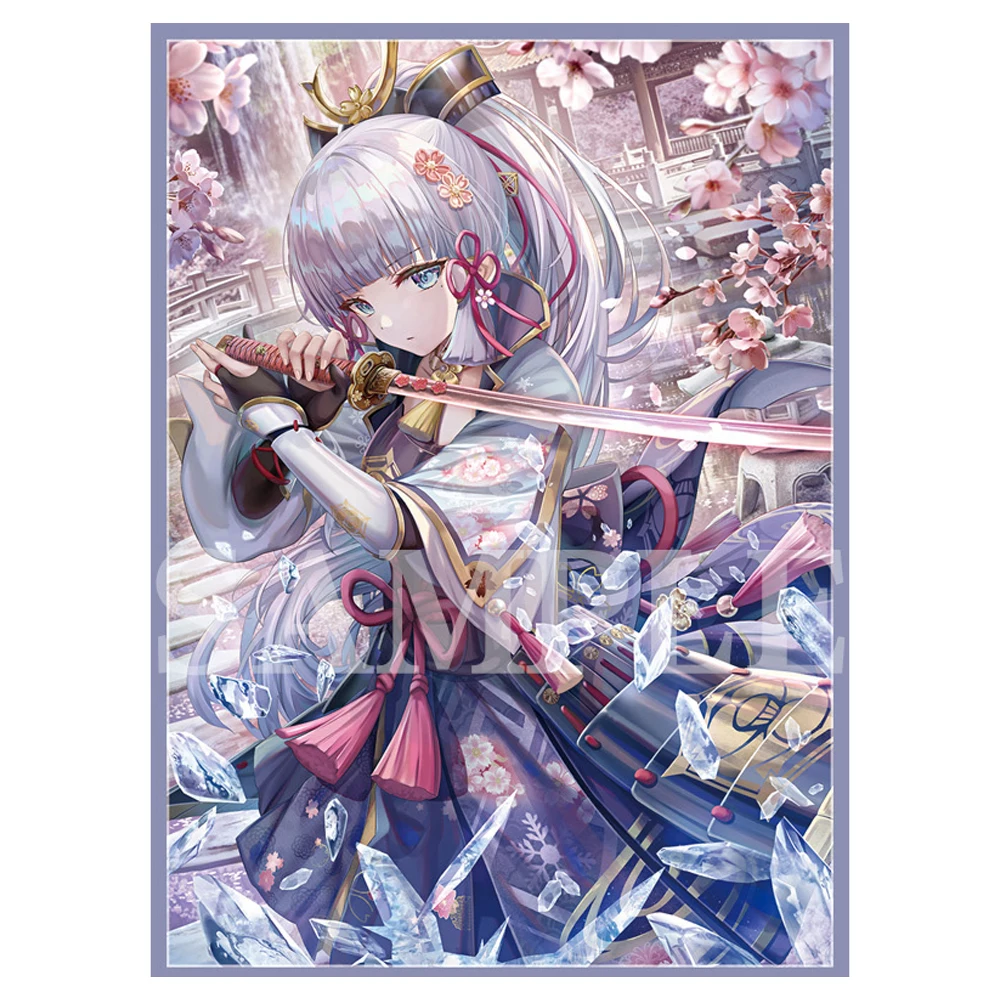 50 Stück Folie Anime Karten hüllen 66x91mm Cartoon TCG Karten hüllen zum Laden von holo graphischen Karten hüllen für MTG/Pkm