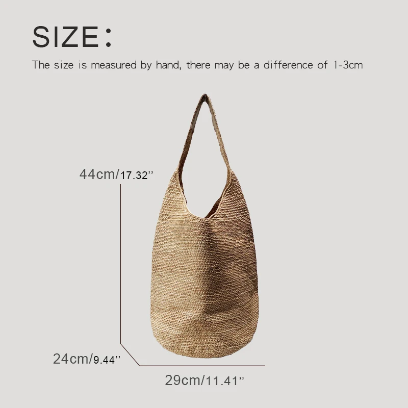 Bohemian Beach Straw To Woven Tote Bags For Women Luxury Designer Handbags And Purses 2024 New In large Capacity Bucket Shoulder