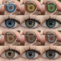 EYESHARE 1Pair Color Contact Lenses for Eyes Natural Blue Colored Pupils Green Eye Color Lens Gray Contacts Brown Lenses Yearly