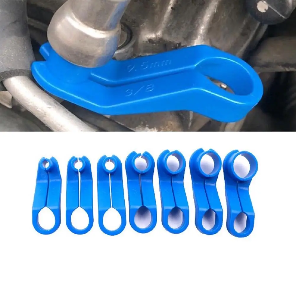 

7 Pcs Car Fuel Line Disconnect Tool Automobile Air-conditioning Oil Pipe Disassembly Kit Multiple Sizes Pipe Clip Removal Tool