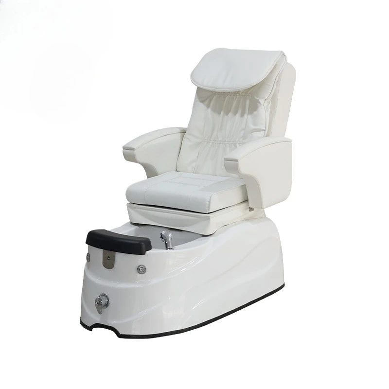 

White Pedicure Spa Manicure Foot Bath Shop Beauty Salon Foot Massage Chair Manicure Salon Furniture