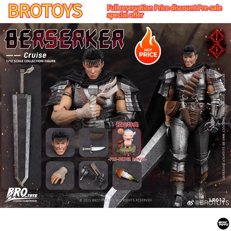 BROTOYS Original Schwert Wind Legende Berserker Cruise Gus Gazi 1/12 Action Figur LR012 Modell Spielzeug Sammlung Geschenke