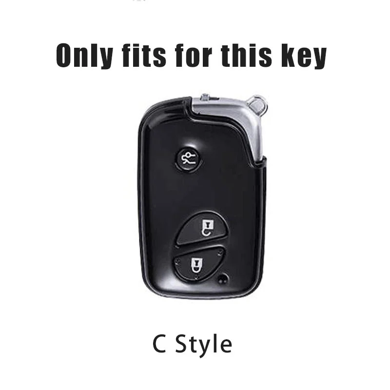 3 Button Car Key Cover Case For Lexus IS250 IS300C CT200H GX400 GX460 RX270 ES240 LX570 IS350 RX350 ES350 LS460 450h GS430 GS350