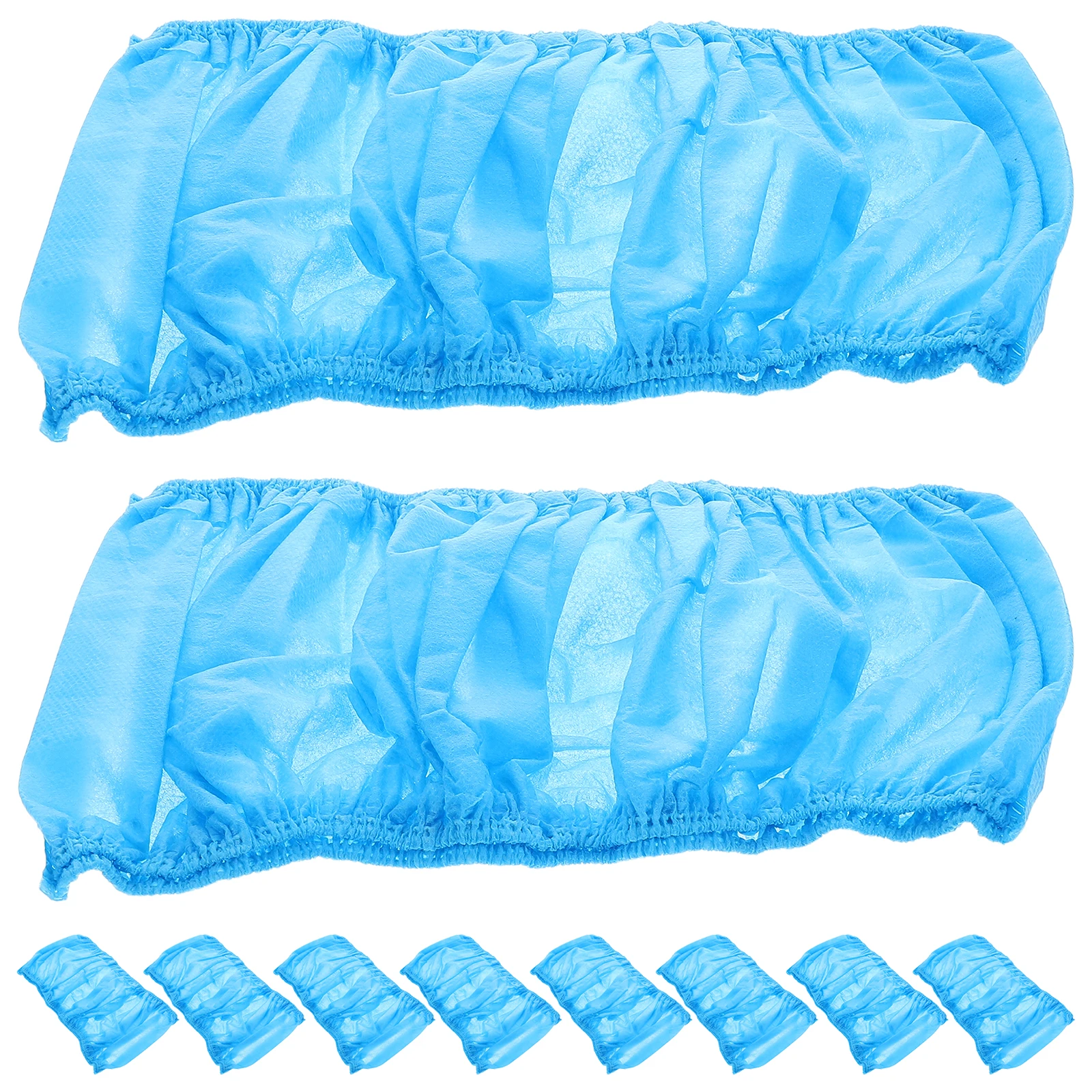 

10pcs Cover Nonwoven Oil Resistant Protector Car Wheel Sleeve Car Wheel Protector Maintenance Accessories Blue