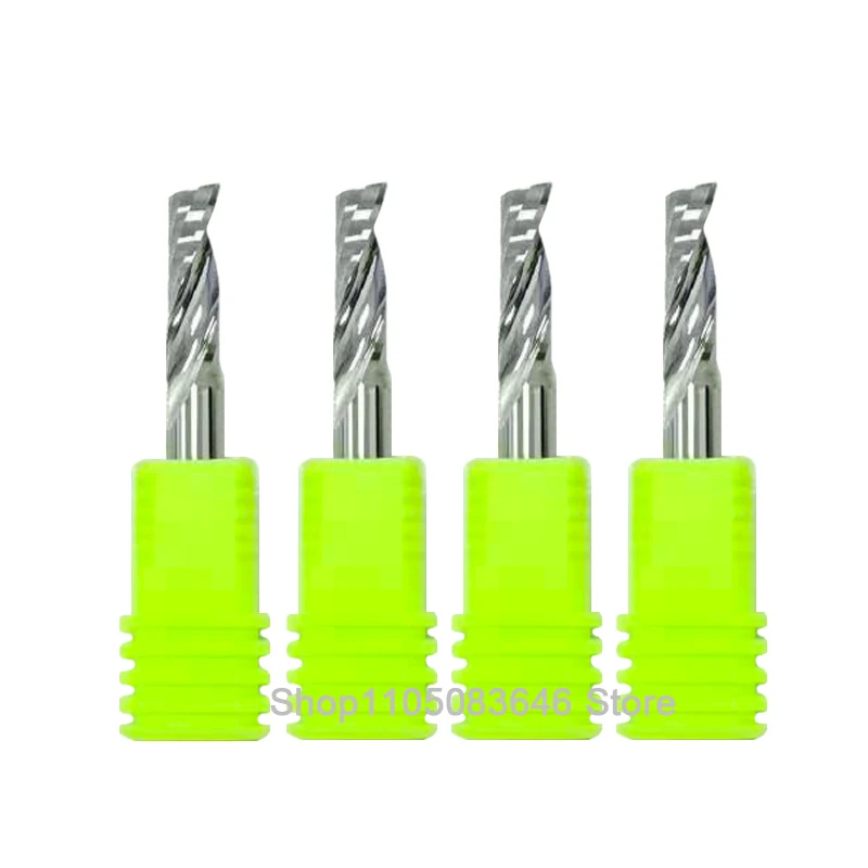 10 шт./лот, 2A, спиральная твердосплавная фреза премиум-класса с одной канавкой — идеально подходит для фрезерных инструментов для обработки акрила, ПВХ, МДФ и дерева 10 шт./лот, 2A, спиральная твердосплавная фреза премиум-класса с одной канавкой — идеально подходит для фрезерных инструментов для обработки акрила, ПВХ, МДФ и дерева