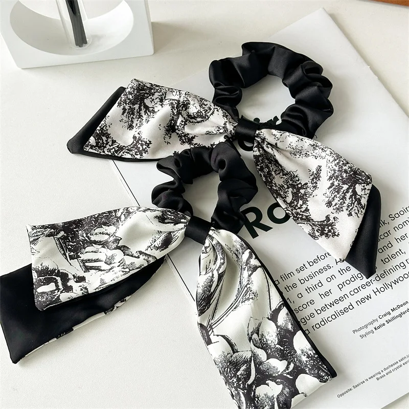 Neue Chinesische Stil Kaninchen Ohr Stirnband Hohe Elastizität Geflochtene Haar Zubehör Pferdeschwanz Kopfschmuck Mädchen Haar Accessoires Haar Krawatte – Detail 5