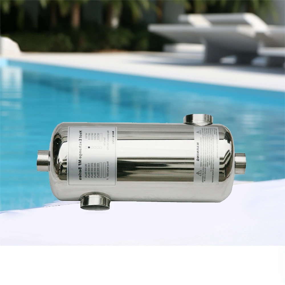 The latest stainless steel heat exchanger for swimming pool accessories