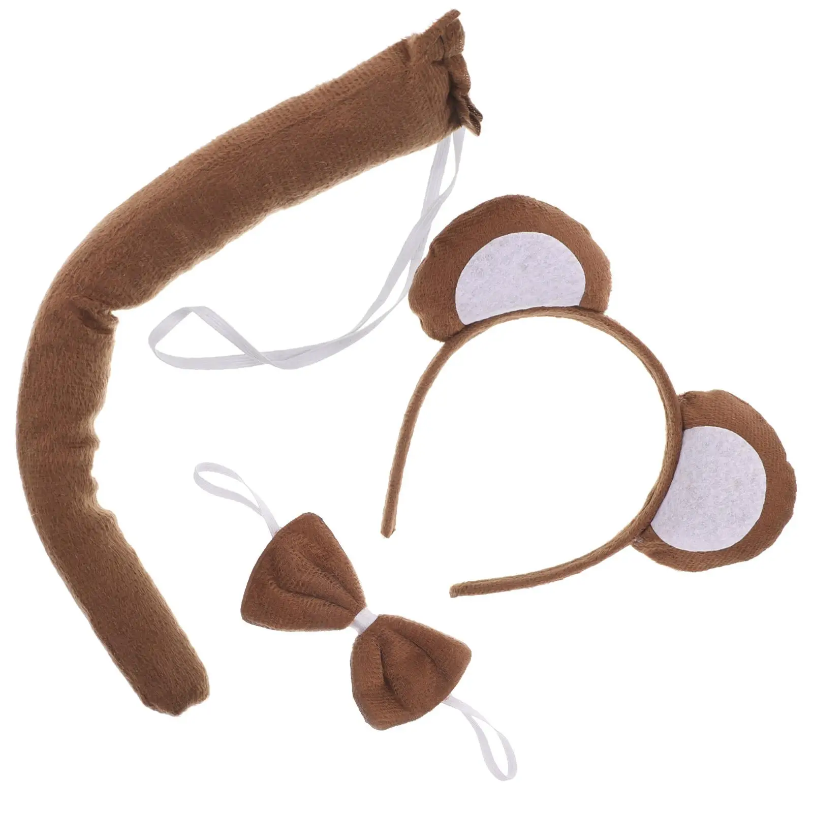 

3 Pcs/set Baby Cartoon Animal Dress The Monkey Costume Boys Three Piece Suit Hat Toy